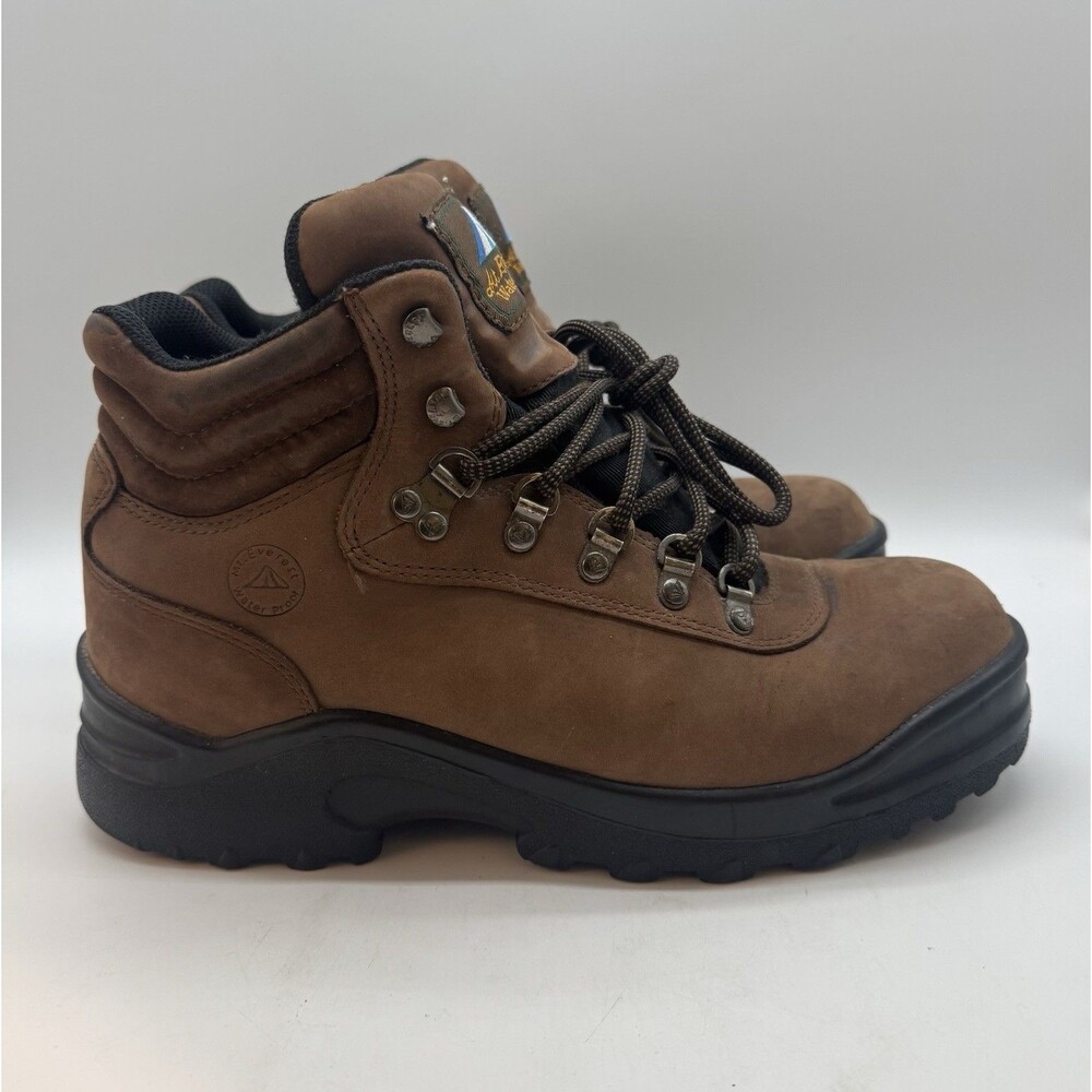 Mt. Everest Waterproof 4097082 Hood Dry Boots Men's 11 Brown Leather Hiking Shoe